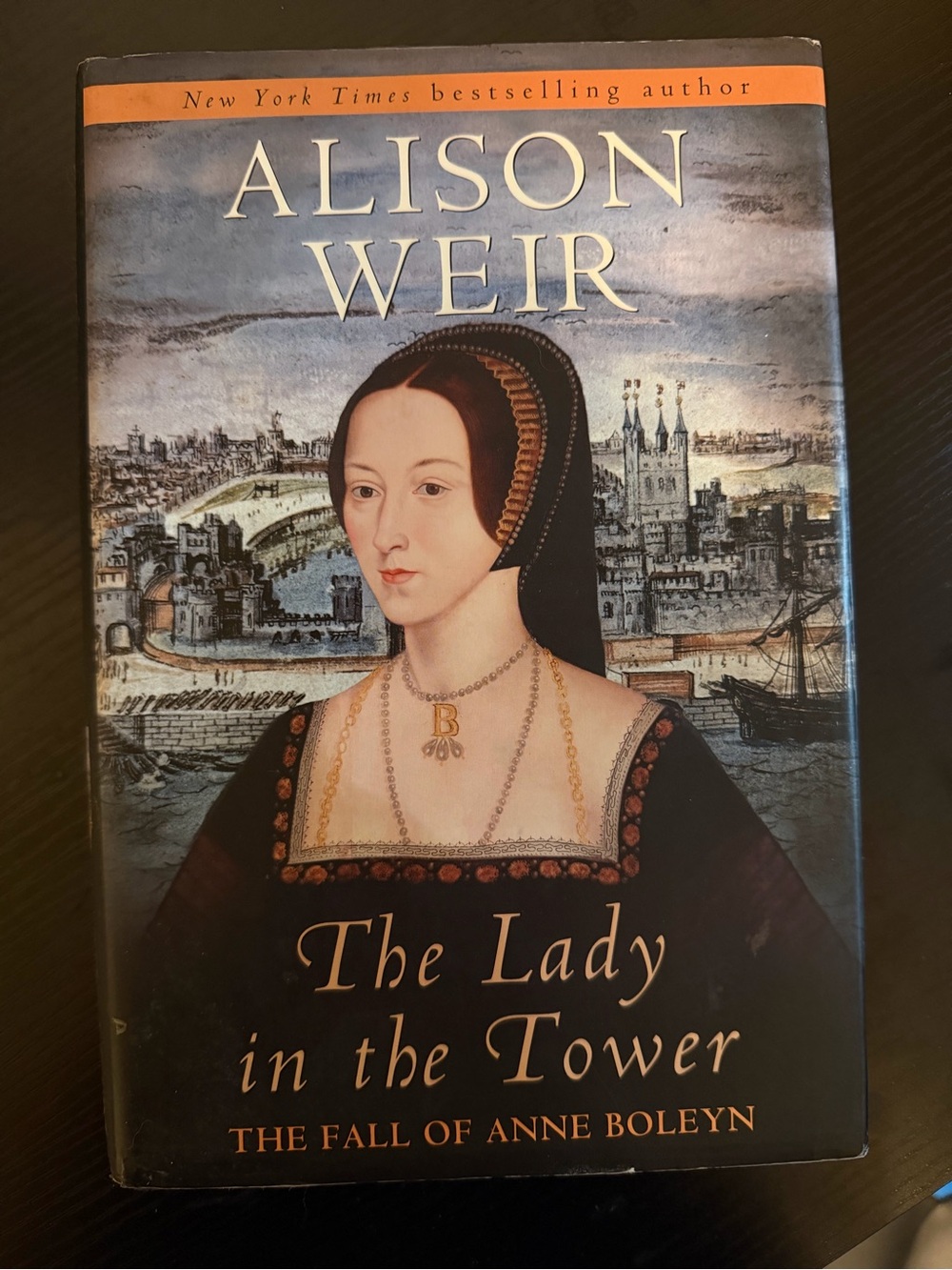 Alison Weir "The Lady in the Tower" Hardcover Book - Blue and Black Cover